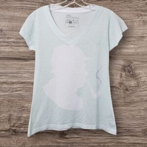 Litographs Sherlock Holmes v-neck short sleeve book print graphic shirt sz small